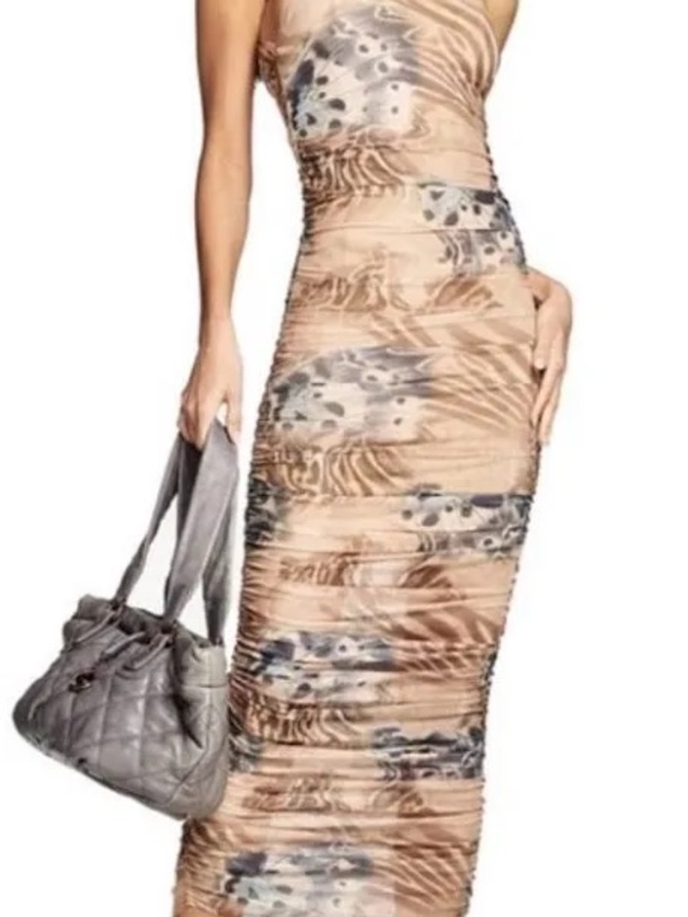 I.AM.GIA Crescent Dress in Tan Butterfly